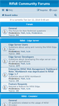 Mobile Screenshot of forums.rifidi.net